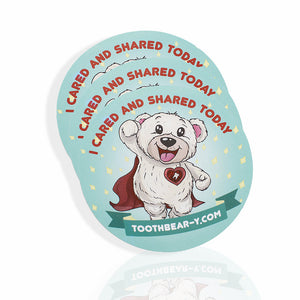  I Cared and Shared Stickers
